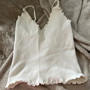 Free people white tank top